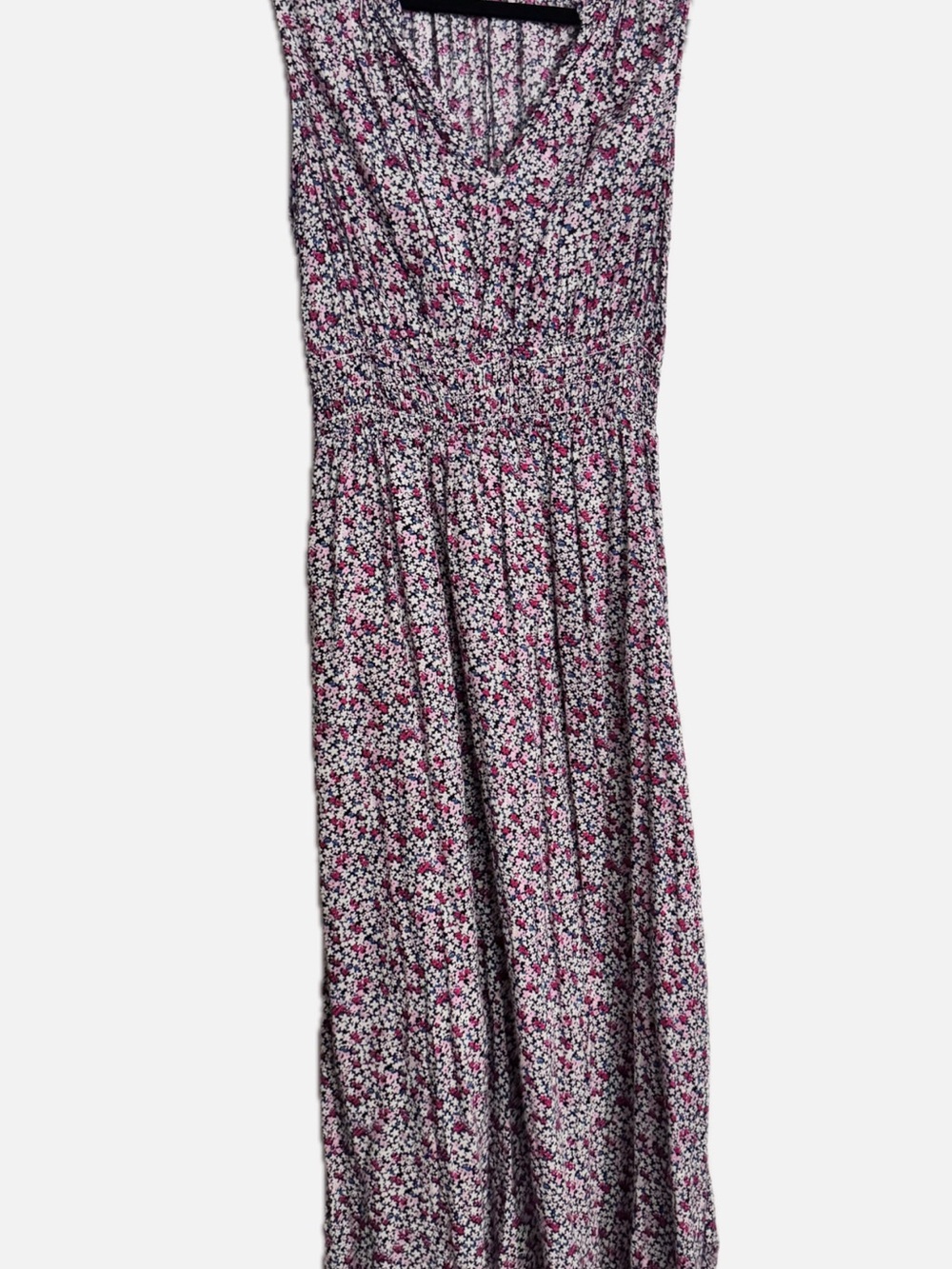 GAP Pink and White Floral Maxi Dress